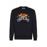 CREW NECK SWEATSHIRT BLACK - MSGM KIDS