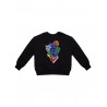 CREW NECK SWEATSHIRT BLACK - MSGM KIDS