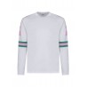 T-SHIRT MANICA LUNGA BIANCO - MSGM KIDS