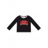 LONG SLEEVE T-SHIRT BLACK - MSGM KIDS