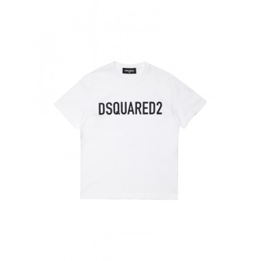 DSQUARED T-SHIRT BIANCO - DSQUARED DQ1832D0A4CDQ100-Bi-N212425