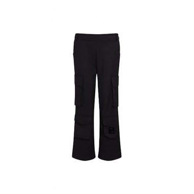 Pinko FLANNEL PANTS GIRL BLACK - PINKO UP F4PIJGPA106110-Ne-PINKO2425