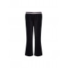 CHENILLE PANTS GIRL BLACK - PINKO UP