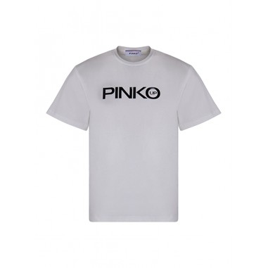 Pinko STRETCH JERSEY SHIRT GIRL WHITE - BARROW KIDS F4PIJGTH092002-Bi-pinko2425