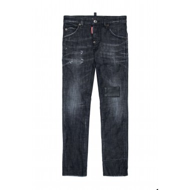 DSQUARED 5 POCKET JEANS TROUSERS DENIM BLACK - DSQUARED DQ0236D0A97DQ02-Ne-N212425