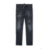 5 POCKET JEANS TROUSERS DENIM BLACK - DSQUARED