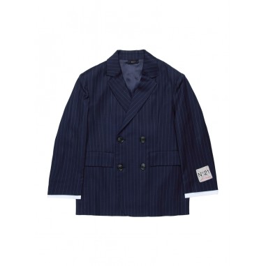 N.21 Kids CEREMONY PINSTRIP JACKET SAILOR BLUE - N.21 Kids N21944N03720N821-Bl-N212425