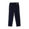 PANTALONE GESSATO CERIMONIA BLUE - N.21 Kids