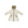 GIUBBOTTO PIUMINO LUNGO MOKA  LATTE - MONCLER KIDS