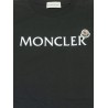 SS T-SHIRT BLACK - MONCLER KIDS