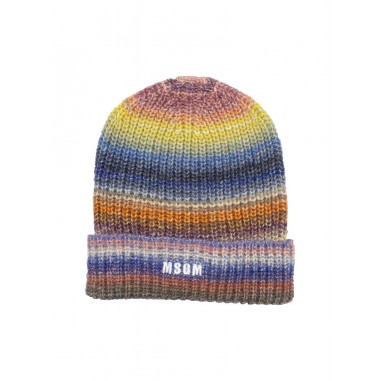 MSGM WOOL CAP MULTICOLOR - MSGM KIDS F4MSJBHT252140-Mu-msgm2425