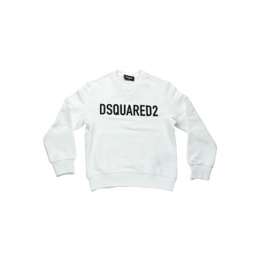 DSQUARED FELPA BIANCO - DSQUARED DQ2009D0A4DDQ100-Bi-N212425