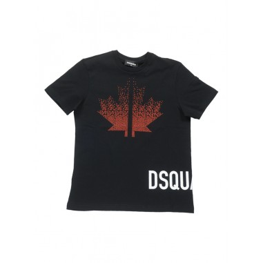 DSQUARED T-SHIRT BLACK - DSQUARED DQ2537D004GDQ900-Ne-N212425