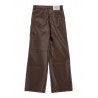 ECO-LEATHER PANTS DEEP BROWN - MONNALISA