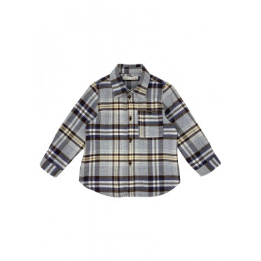 Zhoe & Tobiah CHECKED FLANNEL SHIRT ZHOE & TOBIAH MULTICOLOR - ZHOE & TOBIAH 24IM-COC2224-Mu-zhoe2425