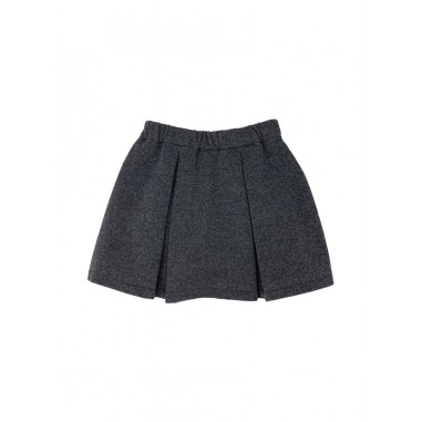 Zhoe & Tobiah LUREX SWEATSHIRT SKIRT ZHOE & TOBIAH ANTHRACITE - ZHOE & TOBIAH 24IM-LLE225-Gr-zhoe2425