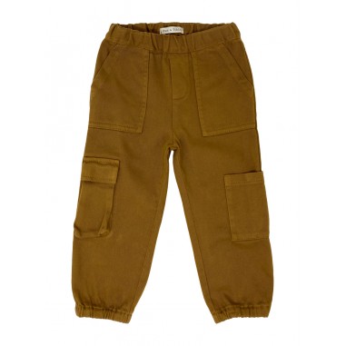 Zhoe & Tobiah GLACÈ TROUSERS POCKETS ZHOE & TOBIAH BROWN - ZHOE & TOBIAH 24IM-PJK21174-Ma-zhoe2425