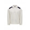 LONG SLEEVE POLO CREAM - MONCLER KIDS