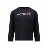 LONG SLEEVE T-SHIRT BLUE - MONCLER KIDS