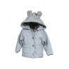 HOODED SWEATSHIRT WITH EARS WATER PETROL - BAMBOOM