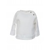 RIBBED T-SHIRT  WHITE - BAMBOOM