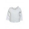 RIBBED T-SHIRT WITH COLLAR  WHITE - BAMBOOM