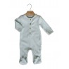 RIBBED ONEsie  WATER PETROL - BAMBOOM