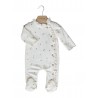 FLOWER ONEsie  WHITE - BAMBOOM