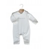 FLEECE ROMPER  WHITE - BAMBOOM