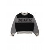 SWEATER BLACK/GREY - DSQUARED