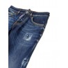 5 POCKET JEANS TROUSERS BLUE DENIM - DSQUARED