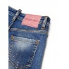 PANTALONE JEANS LARGO 5 TASCHE BLUE DENIM - DSQUARED