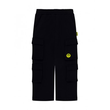 Barrow Kids PANTALONE CARGO NERO F4BKJUFP029110-Ne-barrow2425