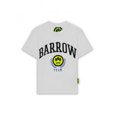 Barrow Kids JERSEY T-SHIRT JUNIOR UNISEX WHITE - BARROW KIDS F4BKJUTH006002-Bi-barrow2425