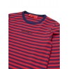 T-SHIRT MANICA LUNGA ROSSO/BLU