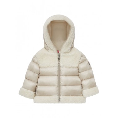 Moncler DOWN JACKET DOFI  BEIGE - MONCLER KIDS J29511A00022268-Be-moncler2425