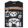 SWEATSHIRT DRESS BLACK - MOSCHINO KIDS