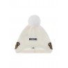 WOOL HAT WHITE - MOSCHINO KIDS