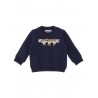 SWEATSHIRT NAVY BLUE - MOSCHINO KIDS