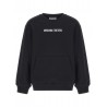 LOGO SWEATSHIRT IN COTTON BLACK - MOSCHINO KIDS