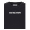 LOGO SWEATSHIRT IN COTTON BLACK - MOSCHINO KIDS