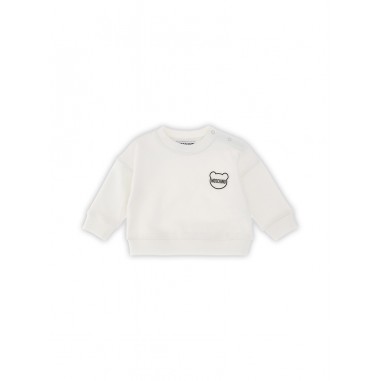 Moschino Kids SWEATSHIRT CREAM - MOSCHINO KIDS MXF03QLCA58 10063 -Bi-moschino2425