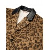 CAPPOTTO LEOPARDATO MARRONE