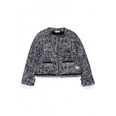 N.21 Kids CHANEL MODEL JACKET BLACK - N.21 Kids N21984N03590N900-Ne-N212425