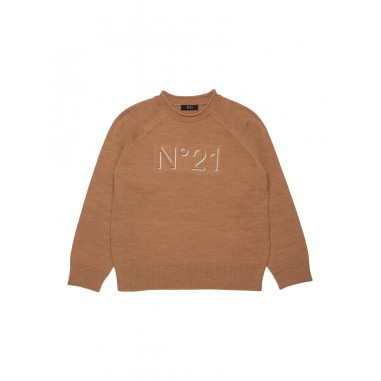 N.21 Kids SWEATSHIRT TANNIN BROWN - N.21 Kids N21953N01190N717-Ma-N212425