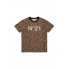 LEOPARD T-SHIRT TANNIN BROWN - N.21 Kids