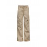 COTTON GABARDINE TROUSERS TORRY SAND - RETOUR JEANS