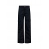 COTTON GABARDINE TROUSERS TORRY BLACK - RETOUR JEANS