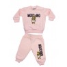 SWEATSHIRT+PANTS SET PINK - MOSCHINO KIDS