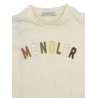 LONG SLEEVE T-SHIRT CREAM - MONCLER KIDS